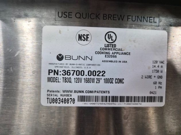 Image for BUNN 3 Gallon Iced Tea Brewer with 2 Dispensers