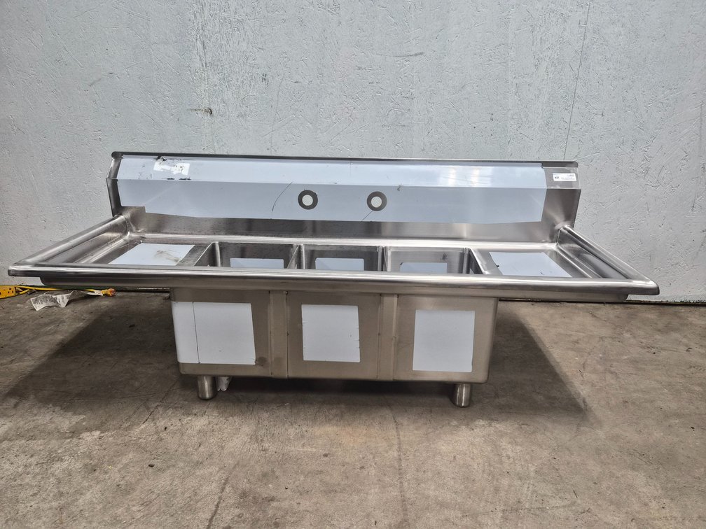 3 Compartment Sink 54"