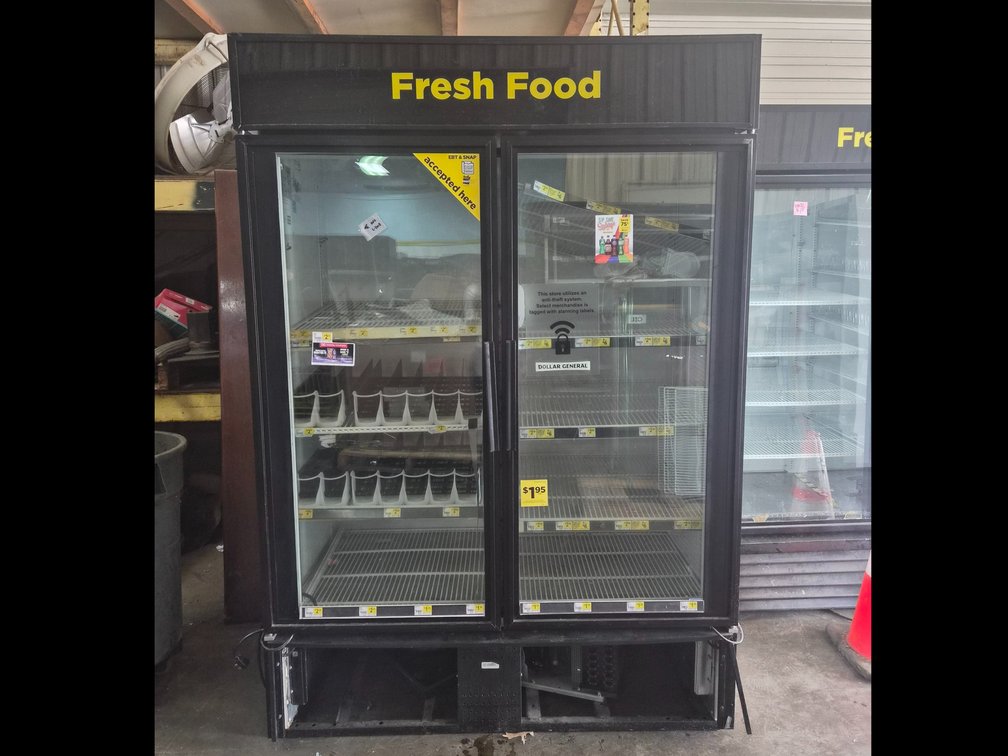 True 2 Glass Door Refrigerator