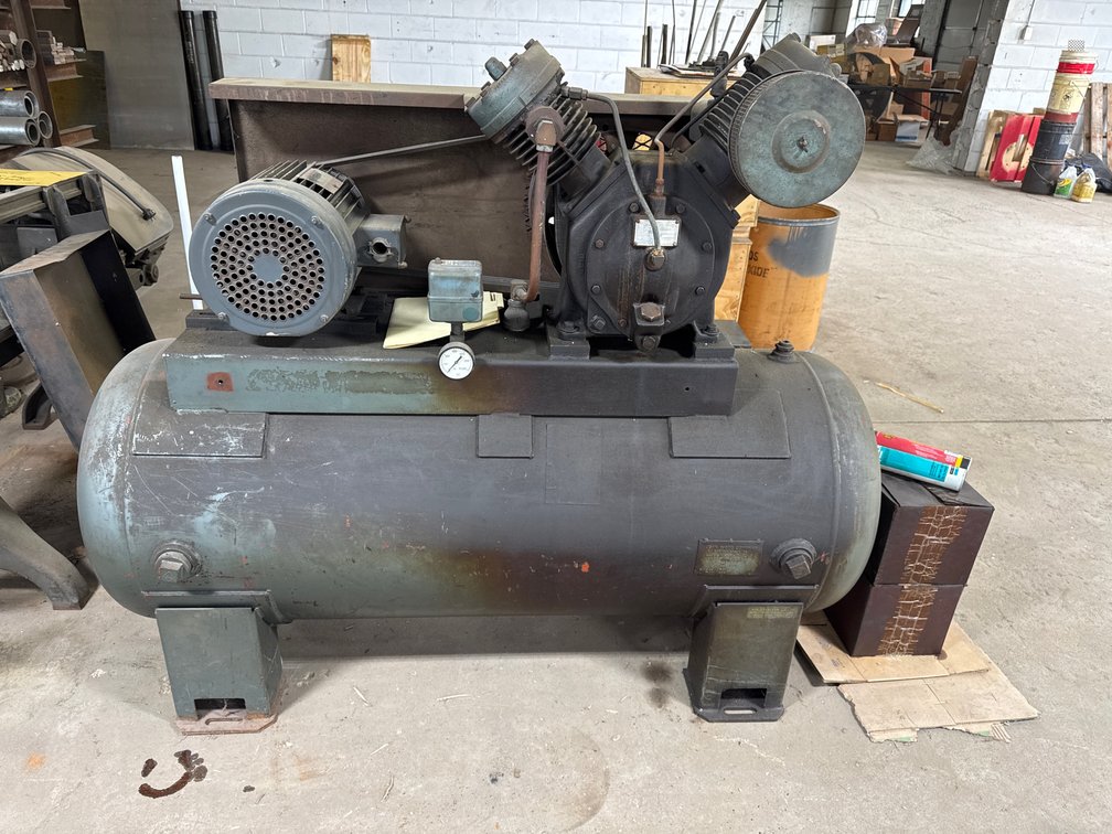 Ingersoll-Rand Type 30 Model 57T 7.5 HP Horizontal Air Compressor
