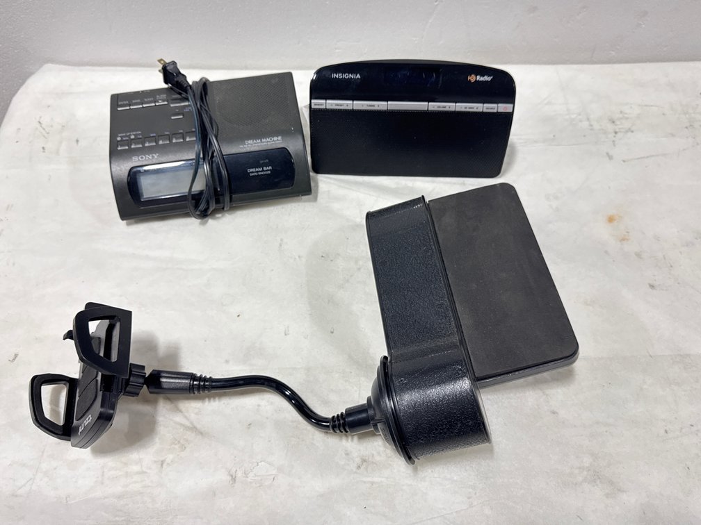 Tabletop Radios and Car Cup Holder Phone Device Mount