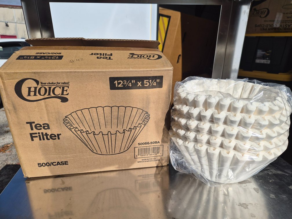 Tea & Coffee Basket-Style Paper Filters