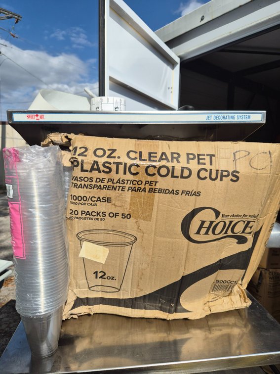 Clear PET Plastic Cold Cups