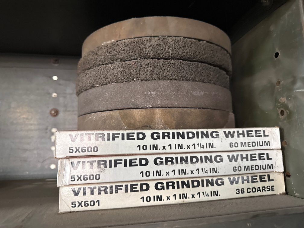 10" x 1" x 1-1/4" Vitrified Grinding Wheels, 5X600 & 5X601 (5 Count)