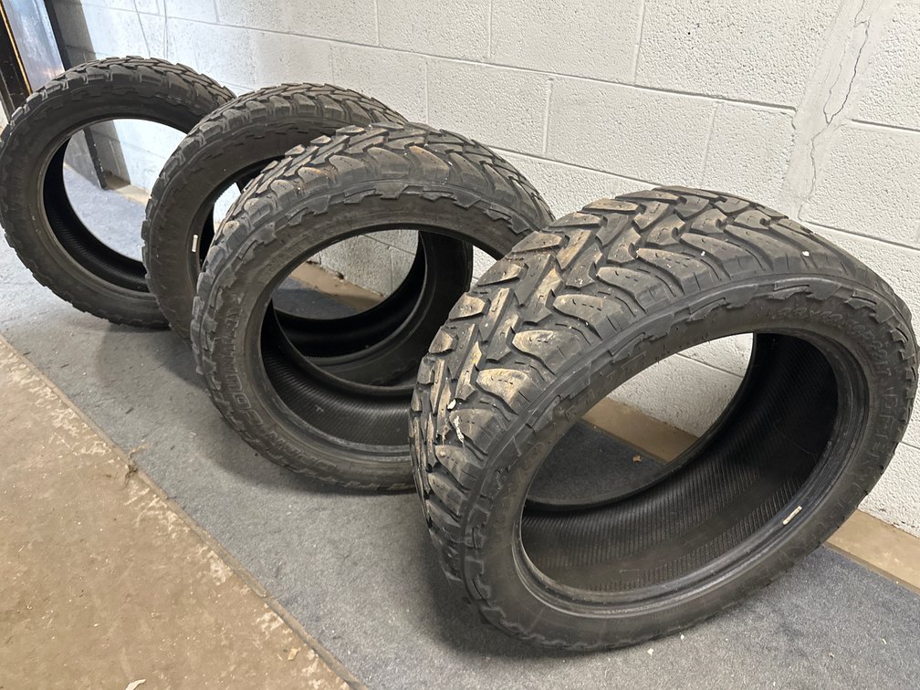 (4) Toyo Open Country M/T 33x12.50R22LT Off-Road Tires