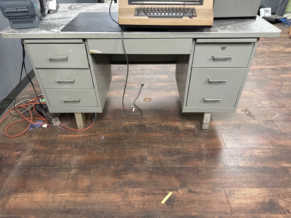 Steel Double-Pedestal Office Desk
