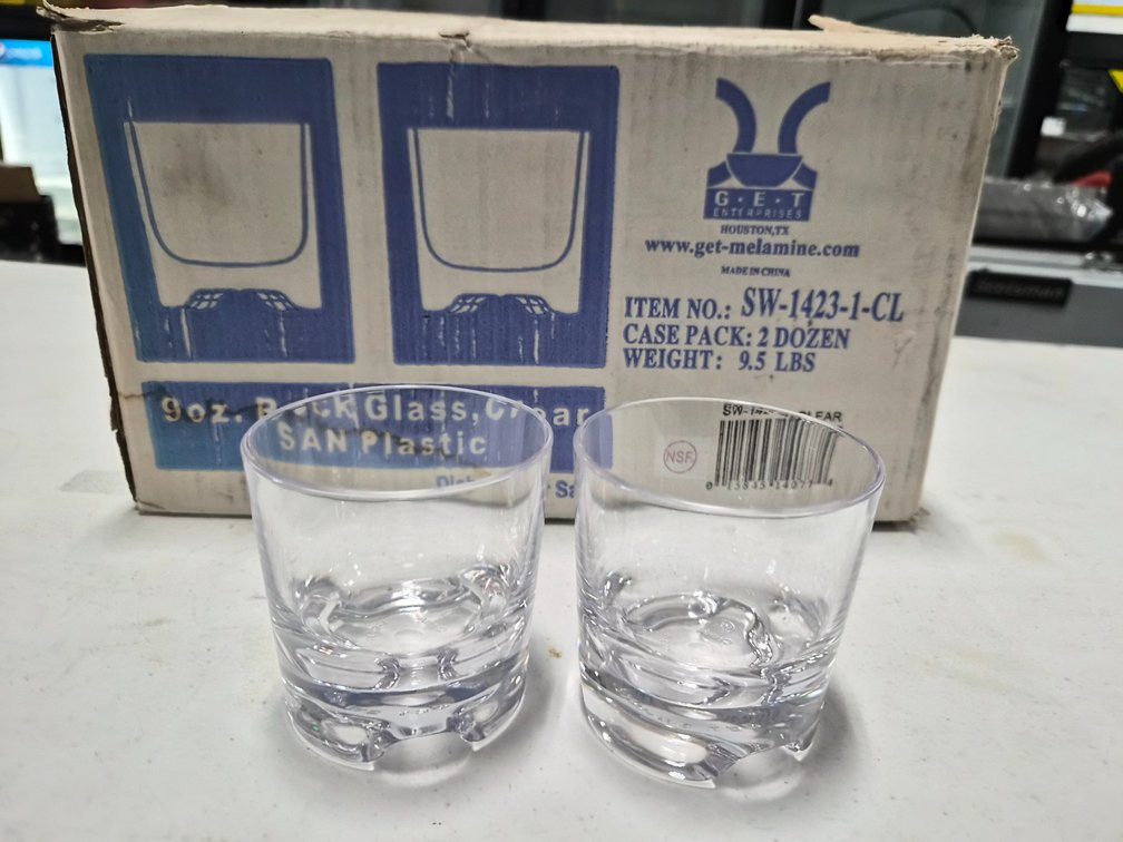 Rocks Glasses BPA-free SAN plastic