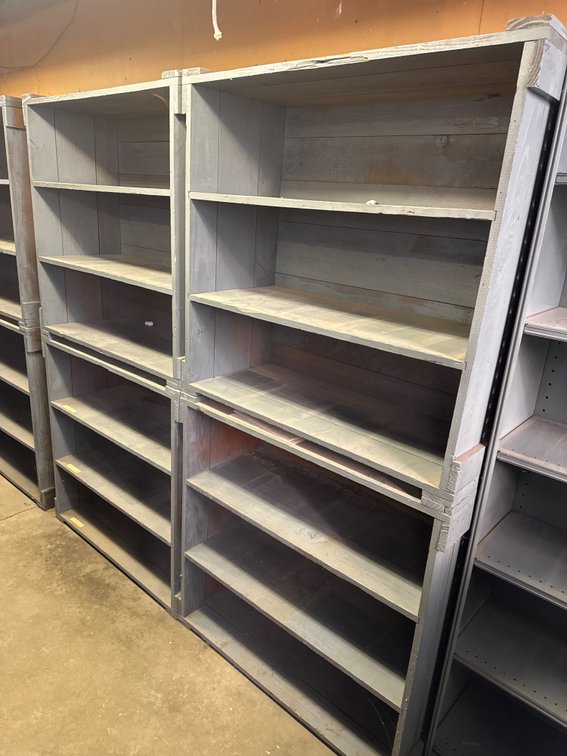 Wood Multi-Tier Shelving Units