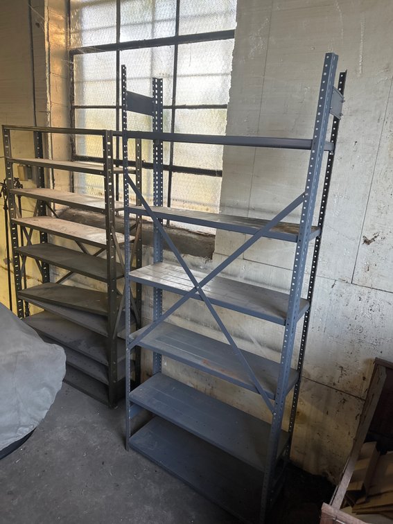 Industrial Steel Multi-Tier Shelving Units