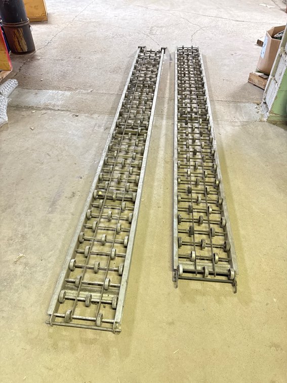 120" x 12" Gravity Skatewheel Conveyor Track Sections