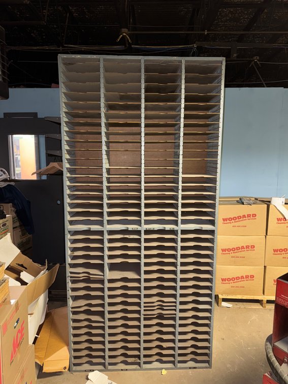 Mail Sorting Rack