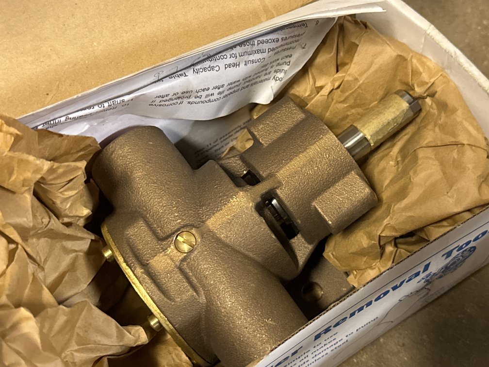 Jabsco ITT Industries Cast Bronze Marine Impeller Pump