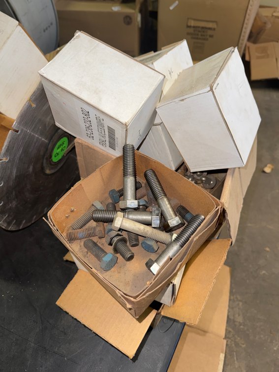 Pipe Fittings, Ball Valves, Hex Head Bolts and Machined Hardware Lot