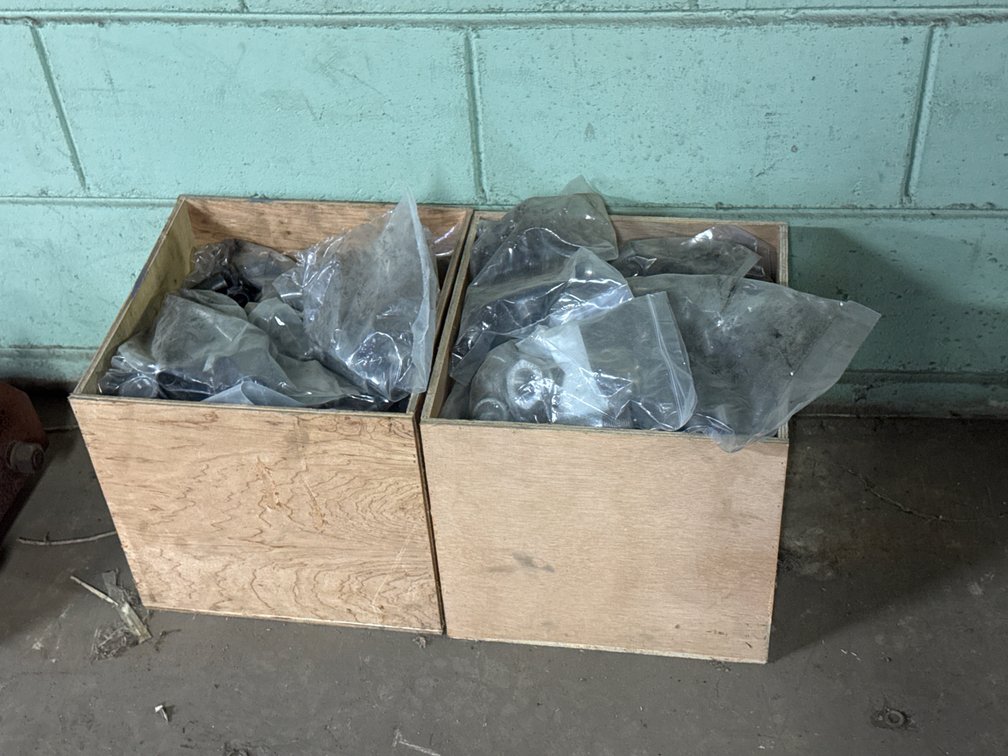 Black Iron and Galvanized Pipe Fittings and Hardware in (2) Crates