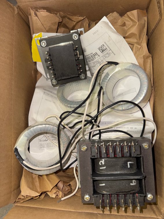 Step-Down Control Transformers and Toroidal Coils