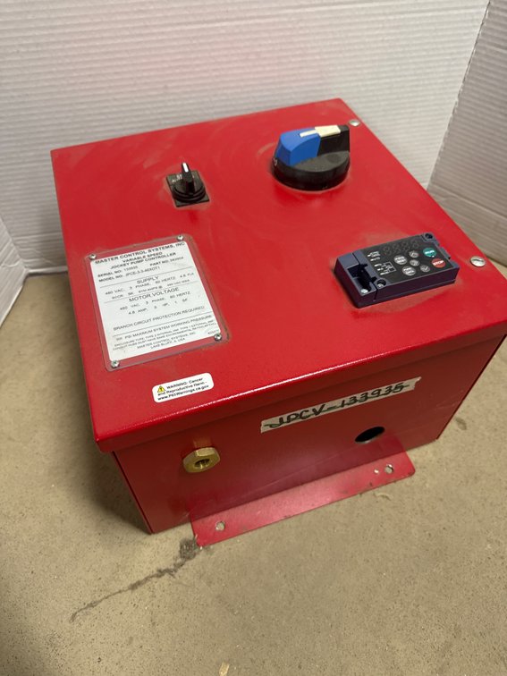 Master Control Systems JPCE-3-3-46XOT1 3 HP Jockey Pump Controller