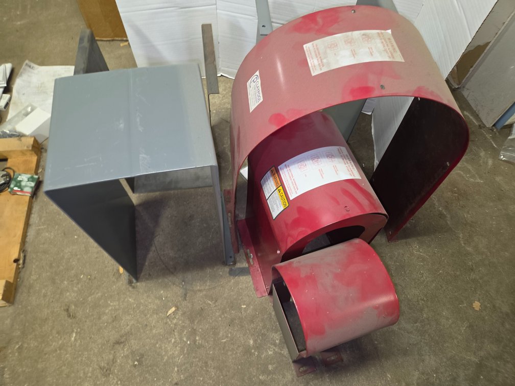 Industrial Machinery Coupling Guards and Brackets