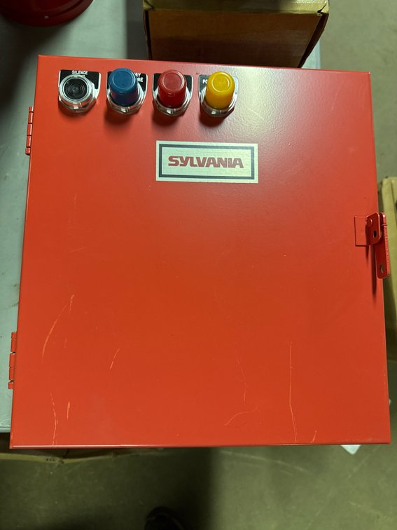 GTE Sylvania Clark Control Bulletin 10665 Fire Pump Alarm Panel Type A