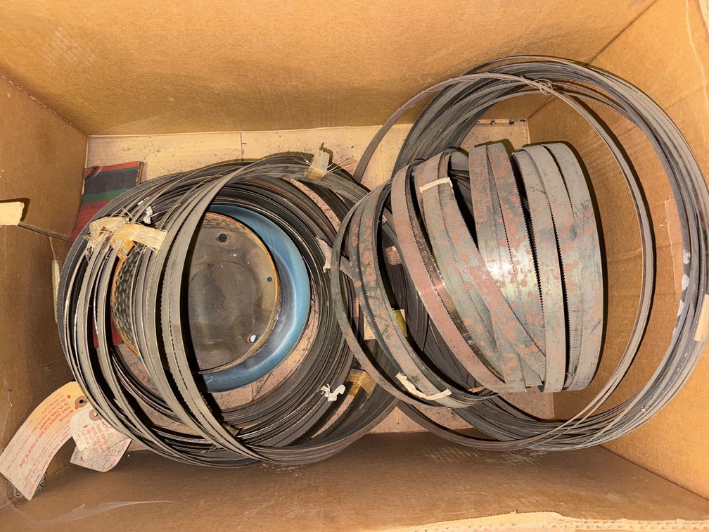 Coiled Steel Bandsaw Blades with Metal Cover