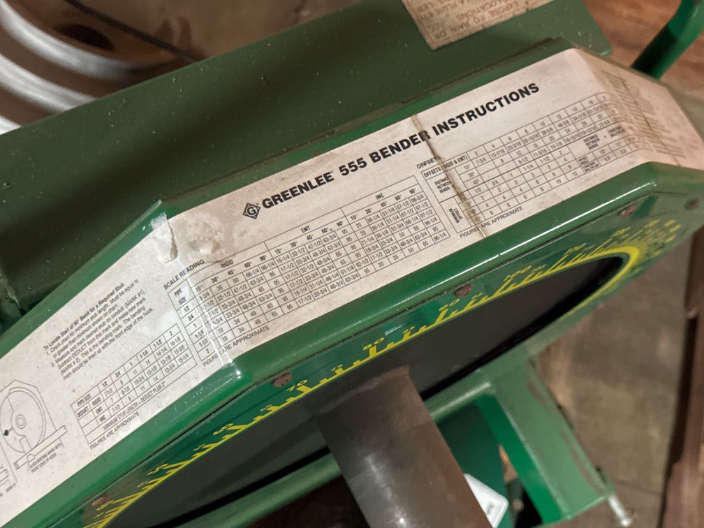 Image for Greenlee 555 Electric Pipe Bender