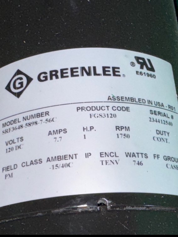 Image for Greenlee 555C Conduit  Pipe Bender