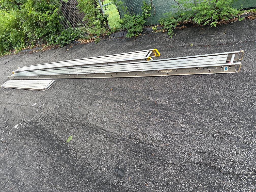 (3) Aluminum Walk Board 