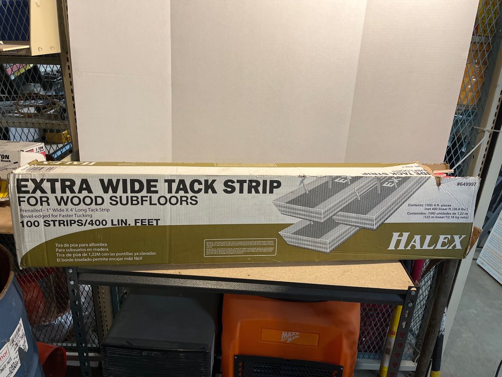 Halex Extra Wide Track Strip for Wood Subfloors 