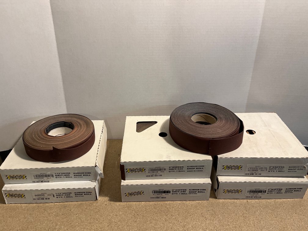 (6) Tru-Max Sanding Belts 