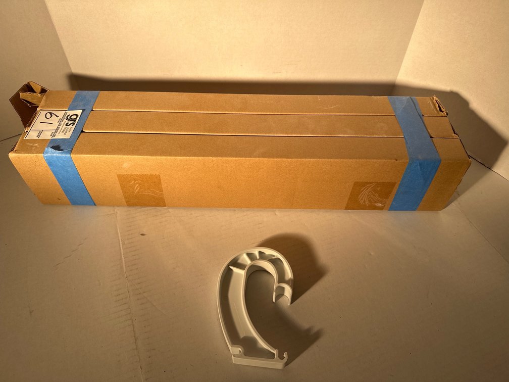 (3) Boxes of Heavy Duty Plastic Hooks