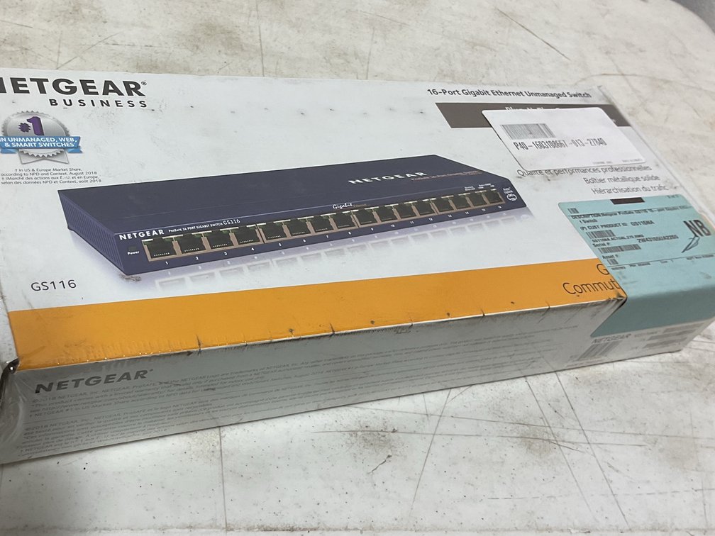 Netgear16-Port Gigabit Ethernet Unmanaged Switch
