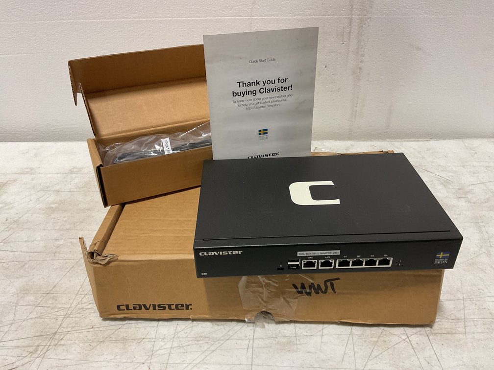 Clavister E80 Security Appliance / Gateway
