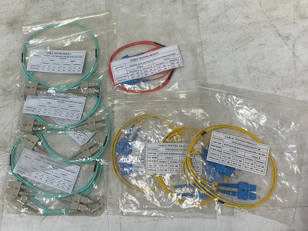 Om3 Aqua Multimode SC To Sc Lumper 1m