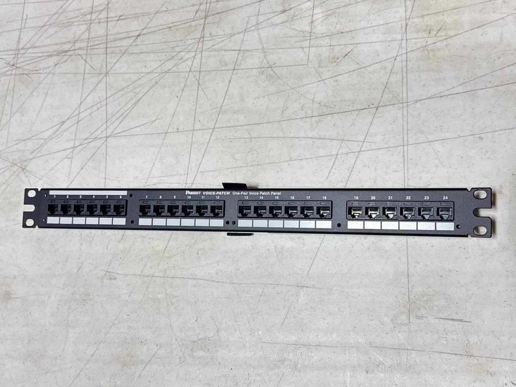 Panduit 24-Port Voice Patch Panel