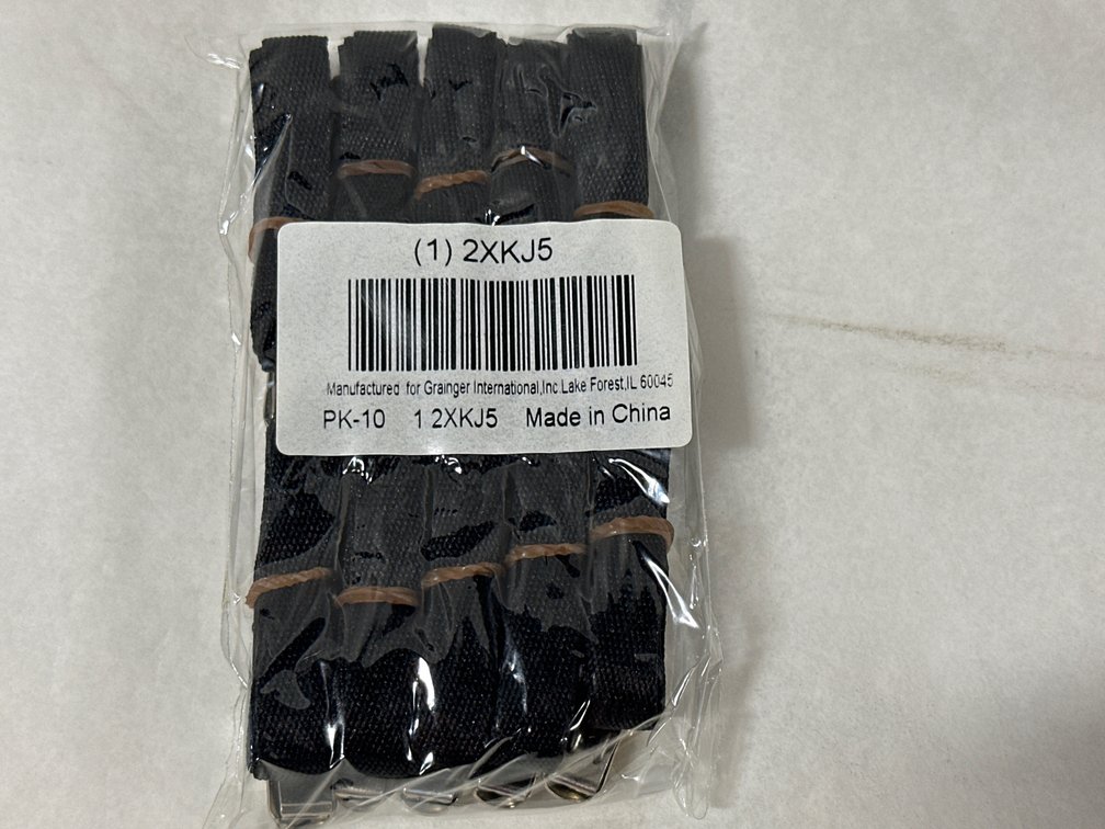 (6)Woven Polyester Black Flat Neck Cord 