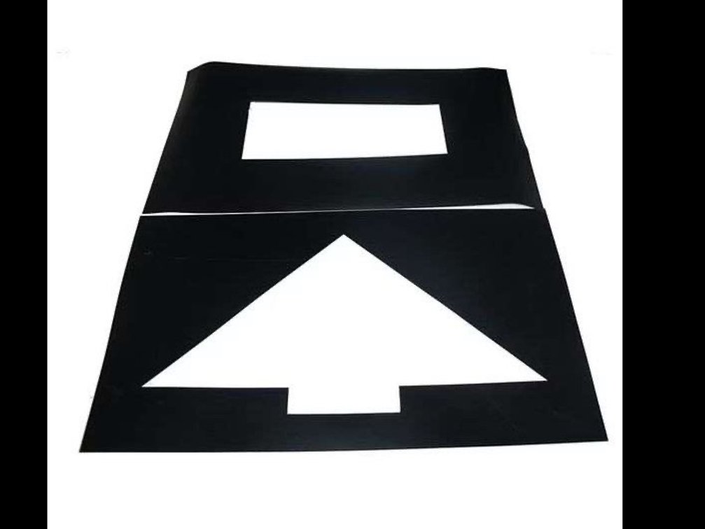 (9)Parking Lot Stencil , Reserved