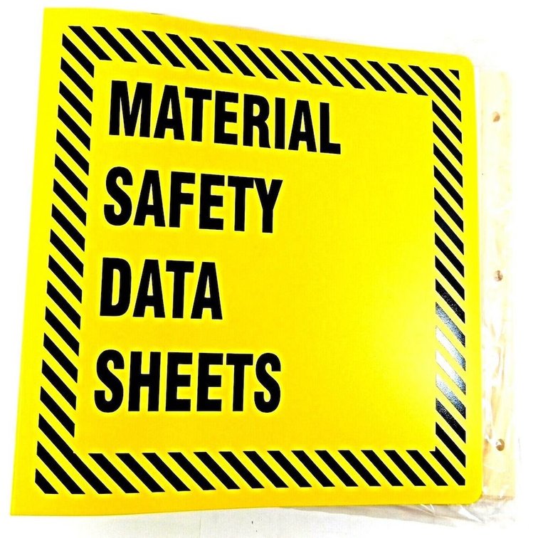 Brady Material Safety Data Sheets Binder