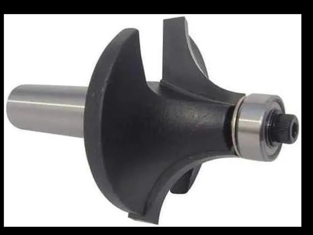 Westward Carbide Tipped Roundover Cut Profile router Bit