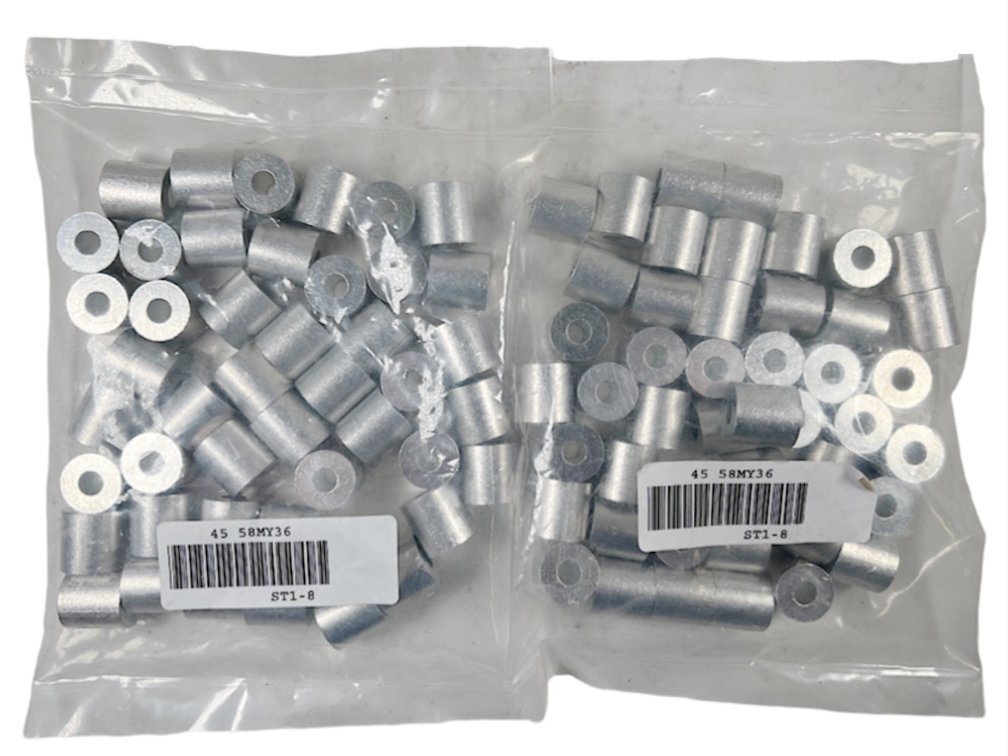 (24) Locoloc ST1-8 Aluminum Stop PK45