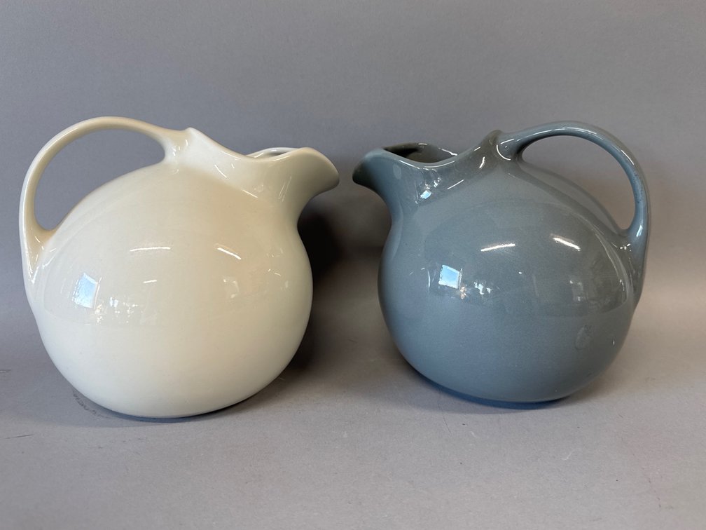Two Hall USA ceramic pitchers