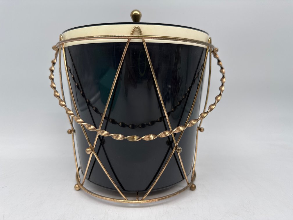 Mid Century Thermos drum style ice bucket