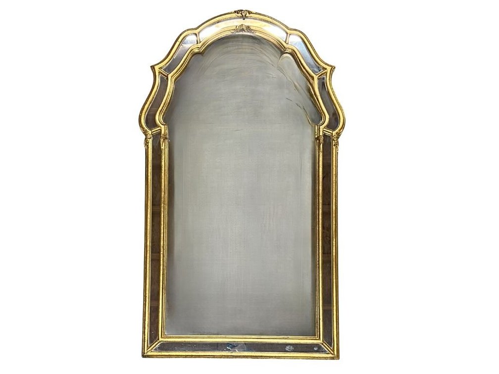 LaBarge gilt wood Hollywood Regency style mirror