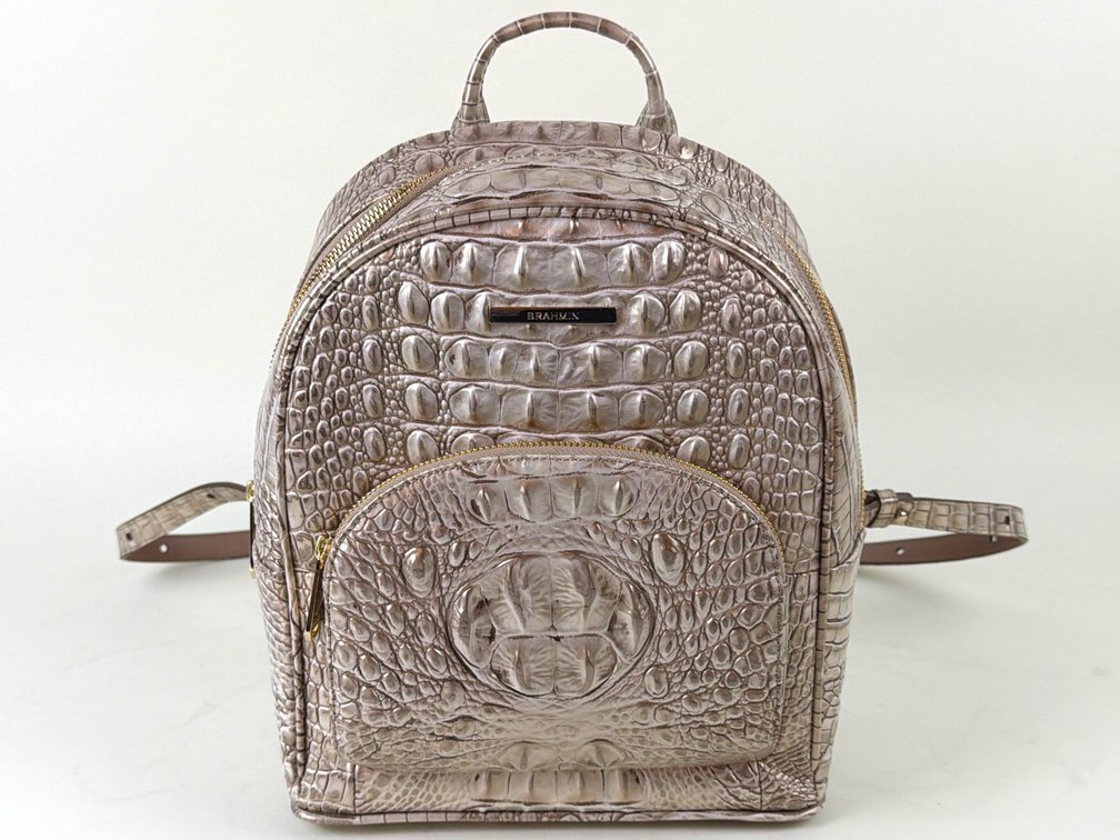 NEW Brahmin leather backpack; GR