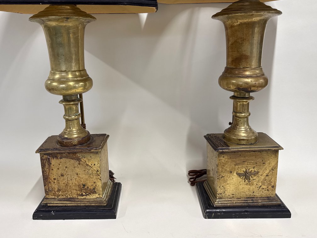 Spectacular brass lamps