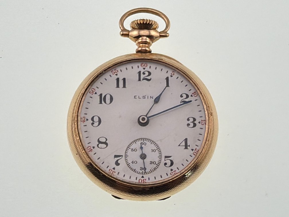 Antique Elgin ladies gold filled pocket watch