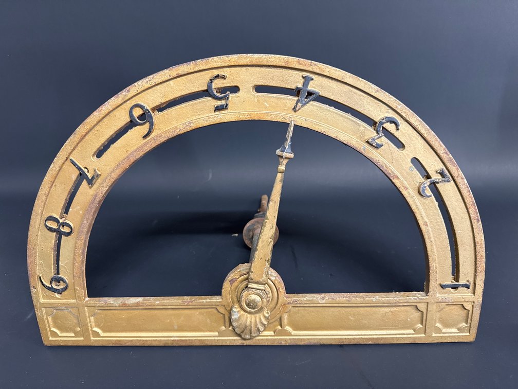 Cast iron elevator floor indicator