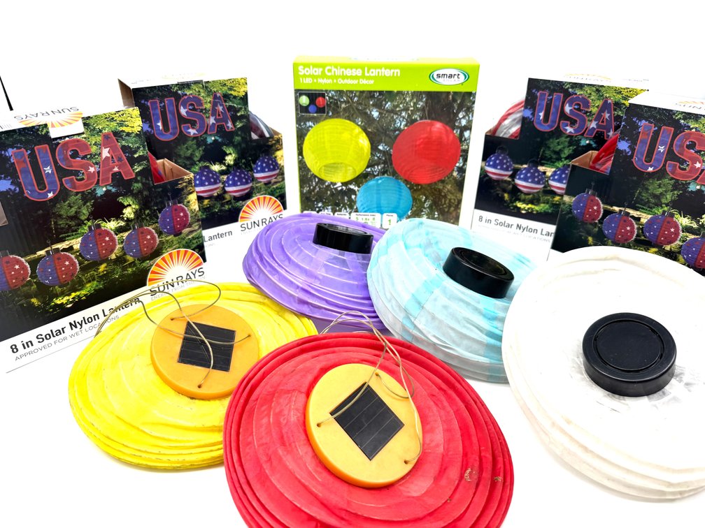 Solar Chinese lanterns, NEVER USED
