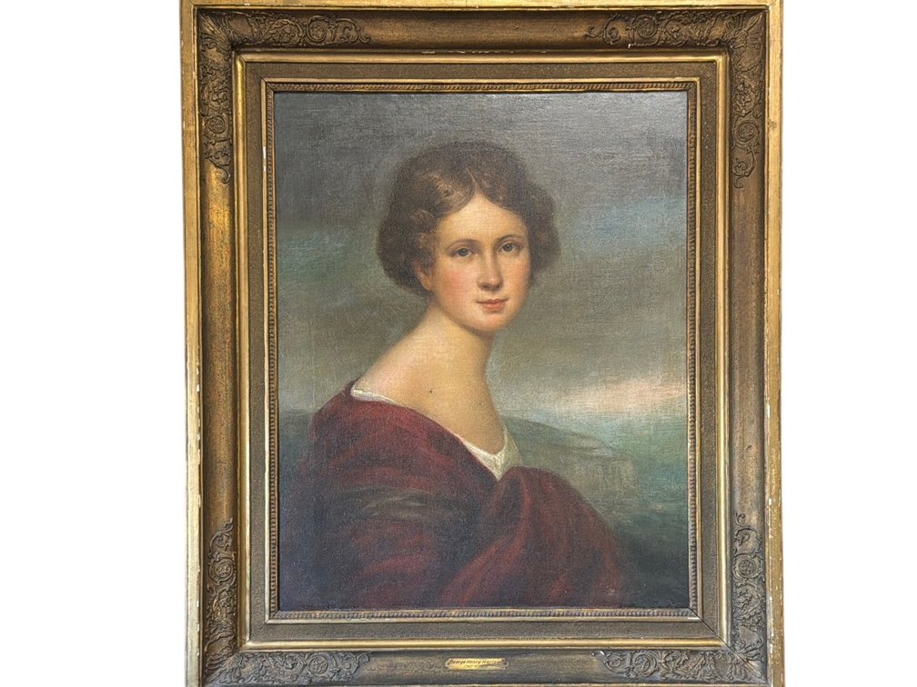 George Henry Harlow (England 1787-1819) portrait of young woman