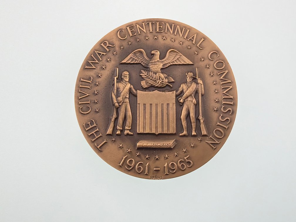 Civil War centennial medallion