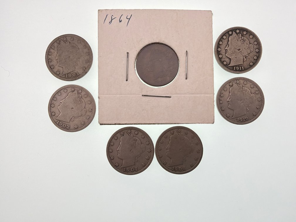 1864 penny, Liberty head nickels