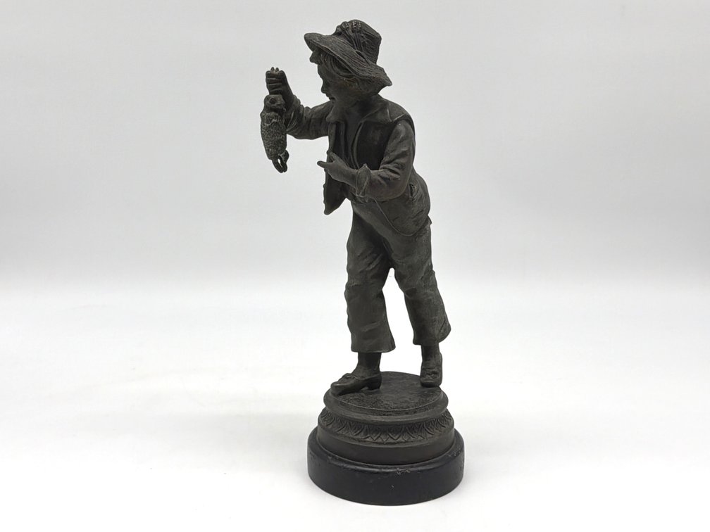 Vintage spelter figure on base